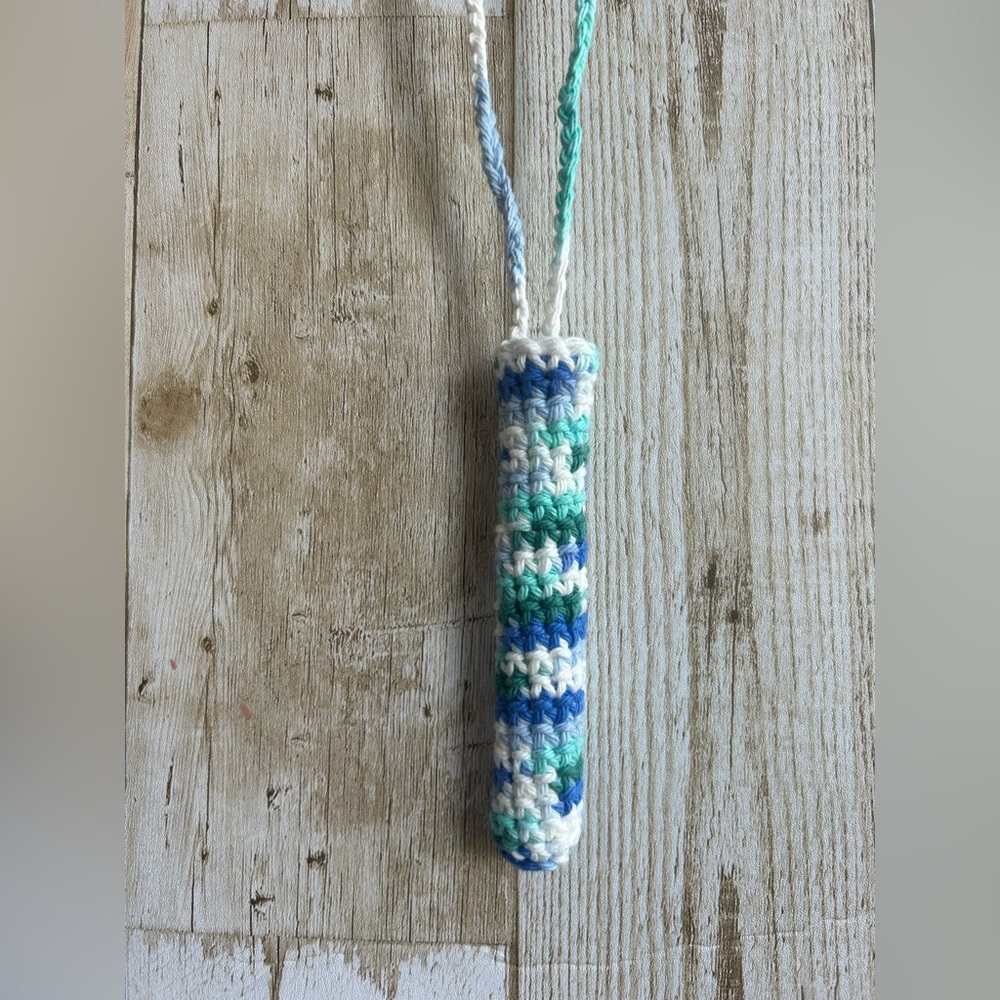 Colourful Crochet Pen Holder Necklace